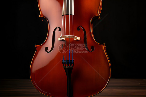 大提琴的细节图片