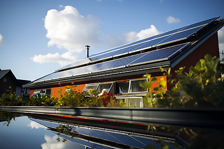 太阳能屋顶图片