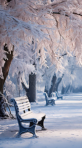 冬日雪景图片