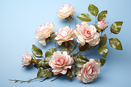 婀娜多姿的玫瑰花朵图片