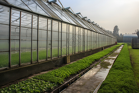 温室中的植物图片