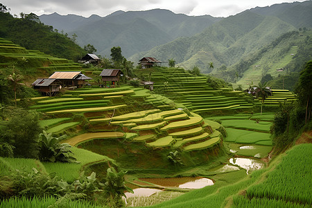 田园山水图片