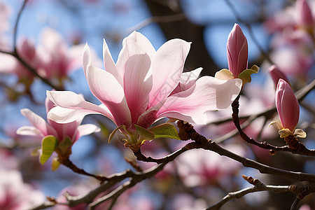 粉色花朵的美丽高清图片
