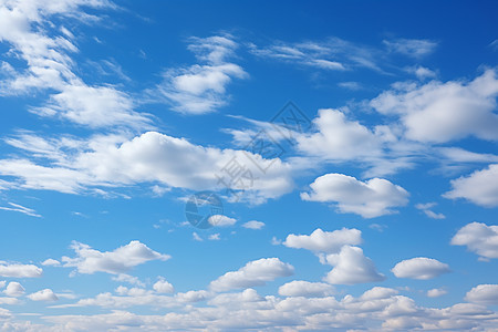白白的云朵图片