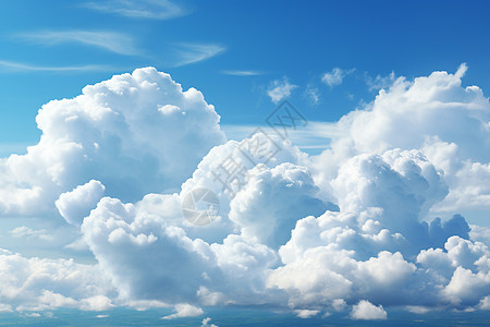 天空中的云彩天空中的云朵背景