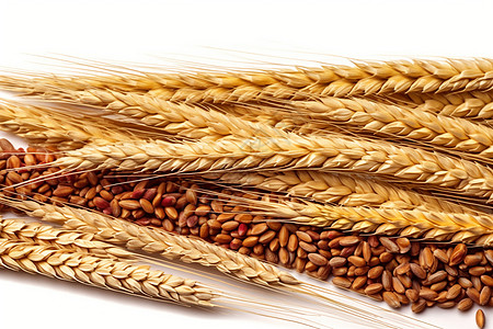 营养的小麦背景图片