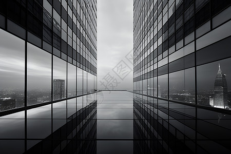 现代商业建筑背景图片