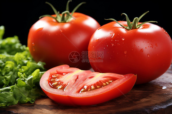 美味多汁的番茄图片