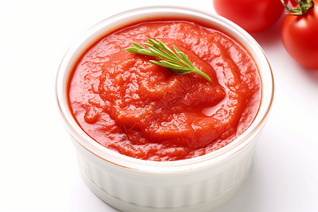 酸甜的番茄酱背景图片