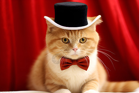 神秘的绅士猫图片