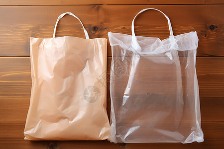 鼠年包装手提袋两个手提的塑料袋背景