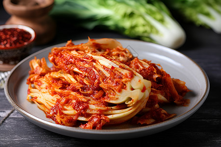 新鲜的韩式泡菜图片