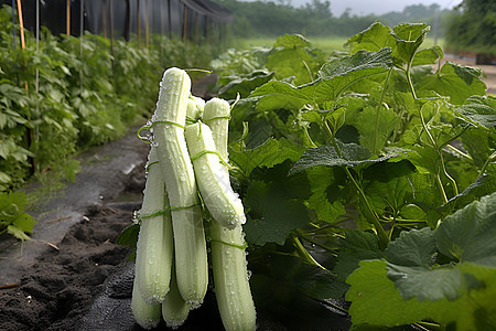 乡村农业种植的菜园图片