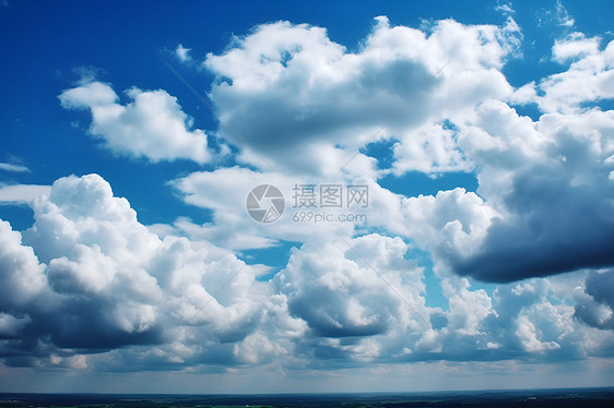 一朵巨大的云图片
