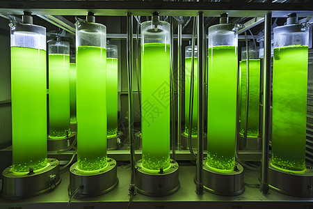 绿色生物反应器摄影图片