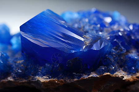 蓝色水晶立体派图片