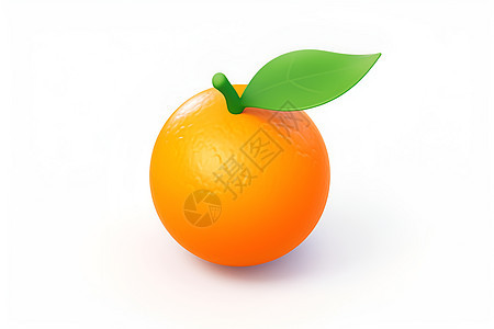 桌面上简约的橘子图片