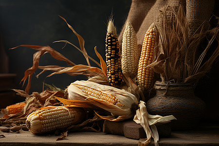 干燥玉米的展示图片