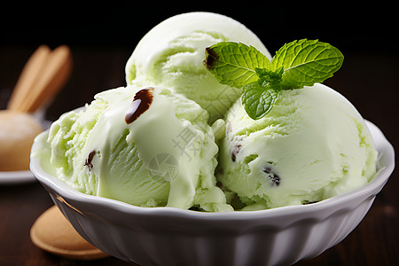 清凉甜蜜冰淇淋图片