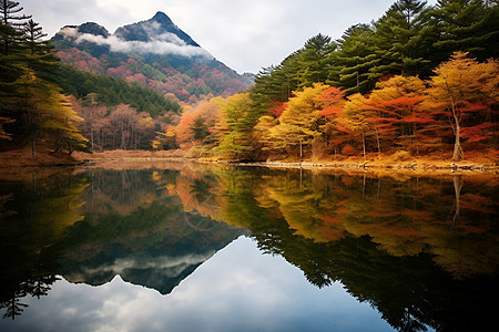 秋季的山水图片