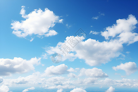 天空中的浩瀚云层图片