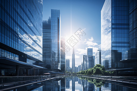 现代化的深圳金融中心图片
