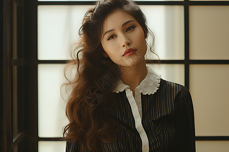 时尚美丽的亚洲女子图片