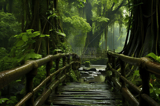 丛林热带雨林环境图片
