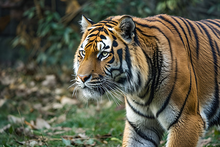 丛林中的老虎动物图片