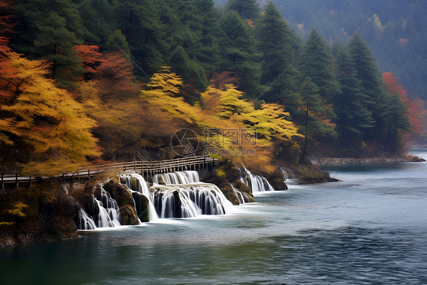 湖泊风景图片