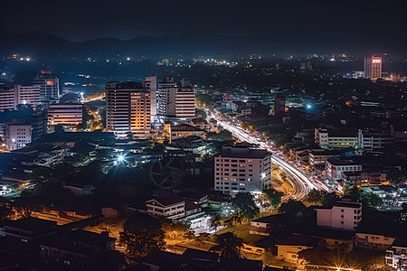 城市夜景图片