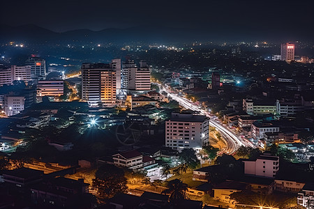 城市夜景图片