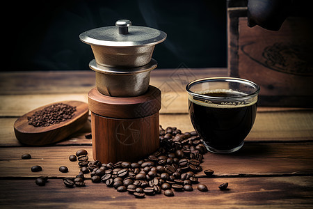 咖啡豆烘焙机背景图片