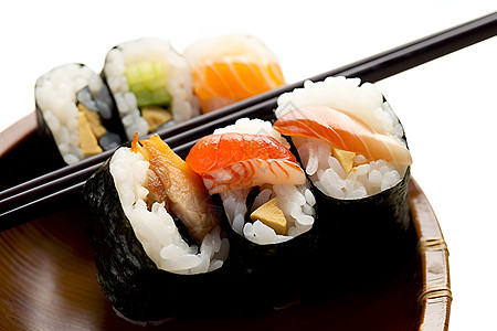 美味鳗鱼寿司图片