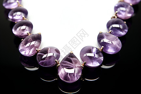 紫水晶颈链图片