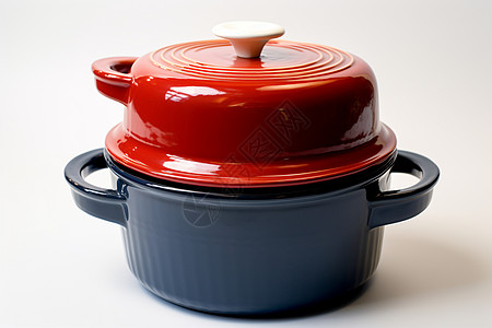 色彩斑斓的汤锅背景图片
