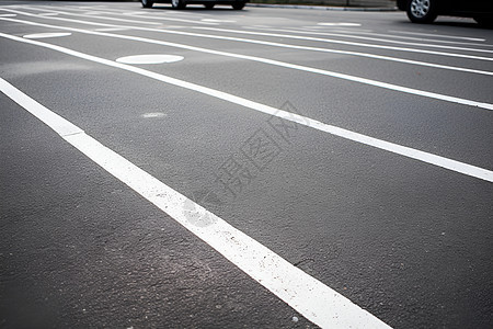 城市道路上的白线背景图片