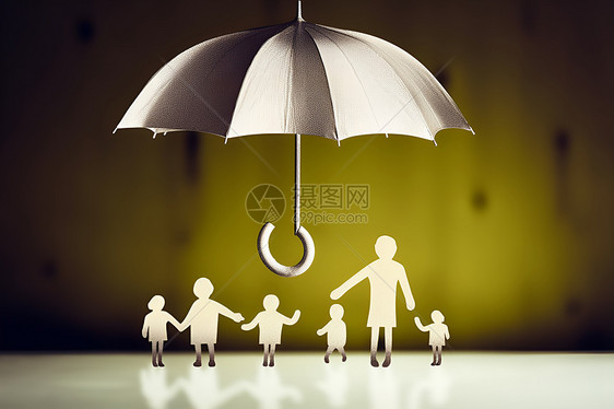 家庭的保护伞图片