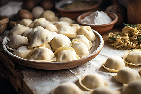 美味的饺子图片