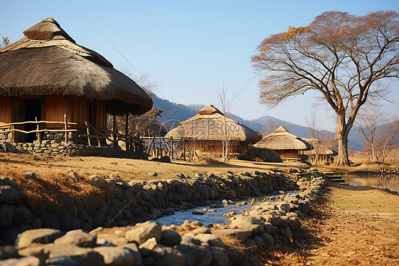 田园小屋图片