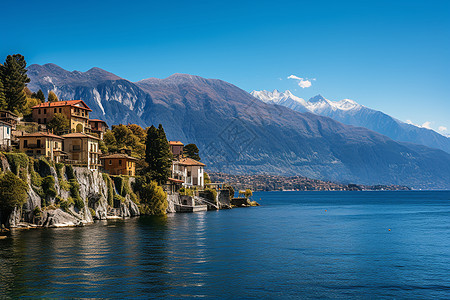 山村的风景照片背景图片