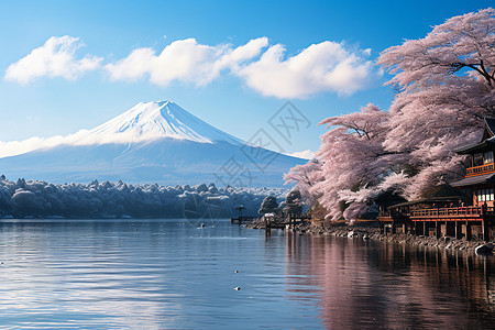 富士山壮丽景观图片