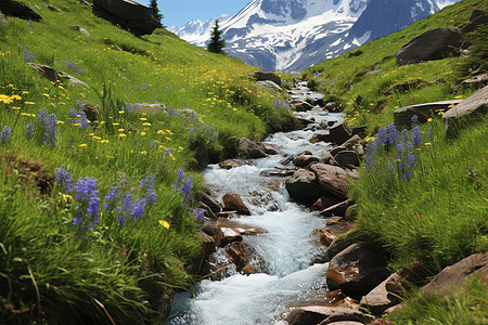 山川瑰丽美景图片