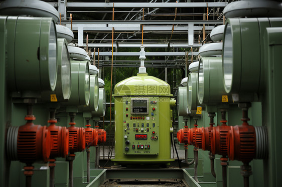 电力工厂中的机器图片