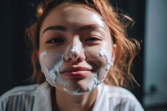 糊鼻子的女人图片