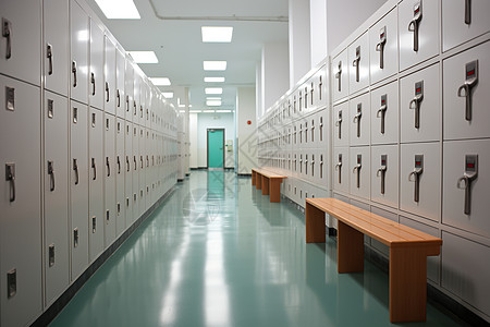 现代化的学校走廊图片