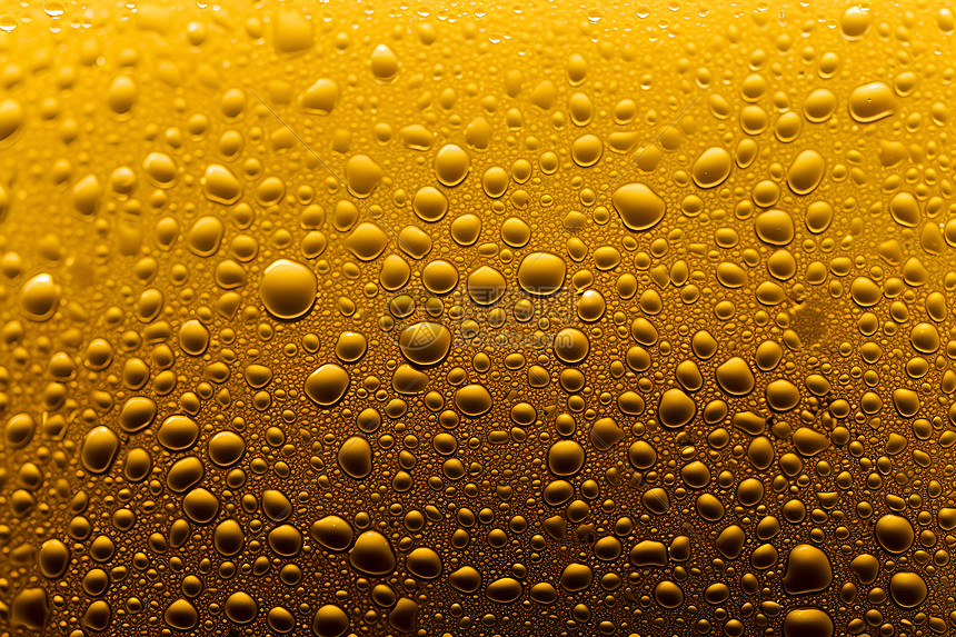 黄色的啤酒液体图片