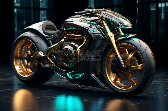 未来新能源摩托车图片
