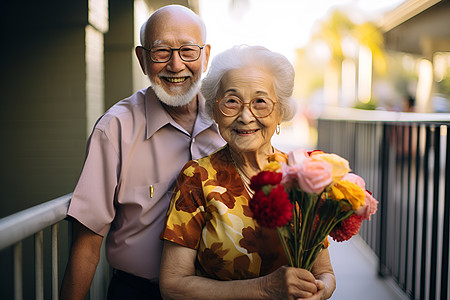 开心快乐的夫妻图片