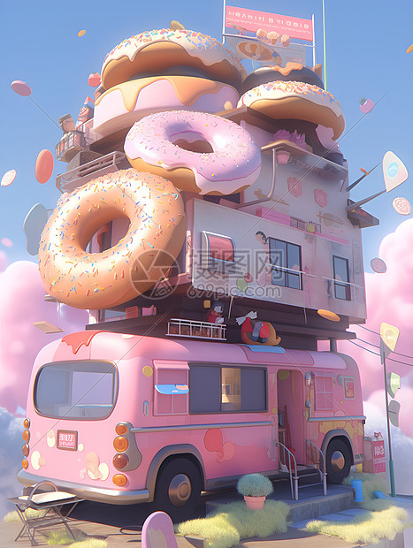 甜甜圈奇幻之旅图片